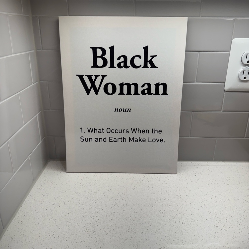 Black and White Inspirational Wall Art
